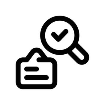 search icon. vector line icon for your website, mobile, presentation, and logo design.