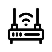 router icon. vector line icon for your website, mobile, presentation, and logo design.