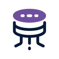 database icon. vector dual tone icon for your website, mobile, presentation, and logo design.