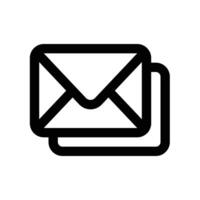 email icon. vector line icon for your website, mobile, presentation, and logo design.