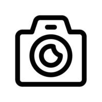 camera icon. vector line icon for your website, mobile, presentation, and logo design.