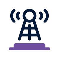 antenna icon. vector dual tone icon for your website, mobile, presentation, and logo design.