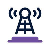 antenna icon. vector dual tone icon for your website, mobile, presentation, and logo design.