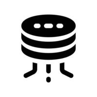 database icon. vector glyph icon for your website, mobile, presentation, and logo design.