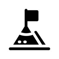 mountain icon. vector glyph icon for your website, mobile, presentation, and logo design.