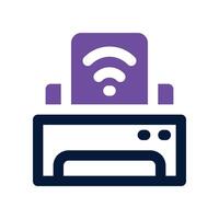 printer icon. vector dual tone icon for your website, mobile, presentation, and logo design.