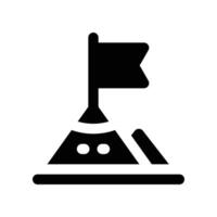 mountain icon. vector glyph icon for your website, mobile, presentation, and logo design.