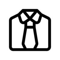 uniform icon. vector line icon for your website, mobile, presentation, and logo design.