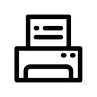 printer icon. vector line icon for your website, mobile, presentation, and logo design.