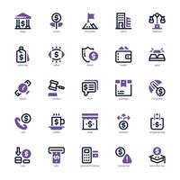 Finance and Business icon pack for your website, mobile, presentation, and logo design. Finance and Business icon dual tone design. Vector graphics illustration and editable stroke.
