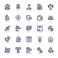 Finance and Business icon pack for your website, mobile, presentation, and logo design. Finance and Business icon dual tone design. Vector graphics illustration and editable stroke.