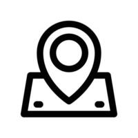 map icon. vector line icon for your website, mobile, presentation, and logo design.