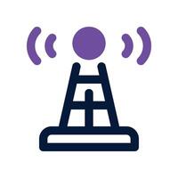 antenna icon. vector dual tone icon for your website, mobile, presentation, and logo design.