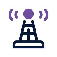 antenna icon. vector dual tone icon for your website, mobile, presentation, and logo design.