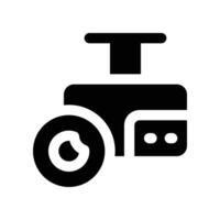 projector icon. vector glyph icon for your website, mobile, presentation, and logo design.