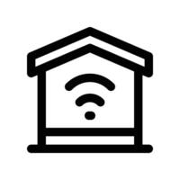 smarthome icon. vector line icon for your website, mobile, presentation, and logo design.