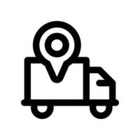 truck icon. vector line icon for your website, mobile, presentation, and logo design.
