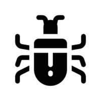 bug icon. vector glyph icon for your website, mobile, presentation, and logo design.