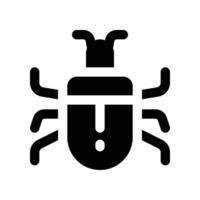 bug icon. vector glyph icon for your website, mobile, presentation, and logo design.