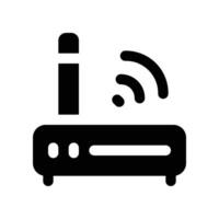 router icon. vector glyph icon for your website, mobile, presentation, and logo design.