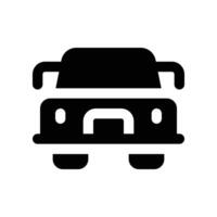 car icon. vector glyph icon for your website, mobile, presentation, and logo design.