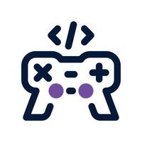 gamepad icon. vector dual tone icon for your website, mobile, presentation, and logo design.