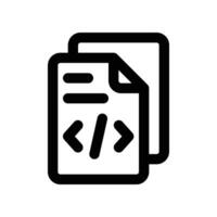 file icon. vector line icon for your website, mobile, presentation, and logo design.