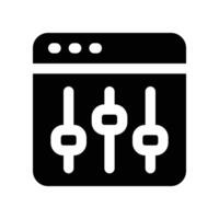 customize icon. vector glyph icon for your website, mobile, presentation, and logo design.