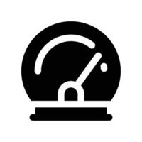 speed test icon. vector glyph icon for your website, mobile, presentation, and logo design.