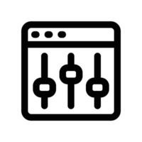 customize icon. vector line icon for your website, mobile, presentation, and logo design.