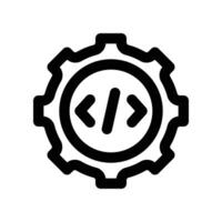 setting icon. vector line icon for your website, mobile, presentation, and logo design.