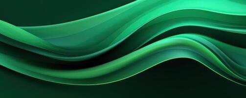 AI generated Abstract organic green lines as wallpaper background illustration photo