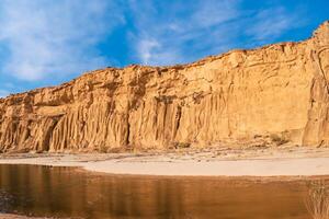 AI generated Desert Landscape Background photo