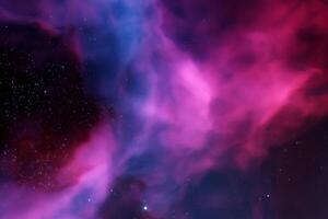 AI generated nebula space background photo