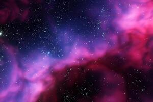 AI generated nebula space background photo