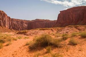 AI generated Desert Landscape Background photo