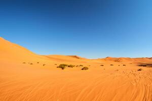 AI generated Desert Landscape Background photo