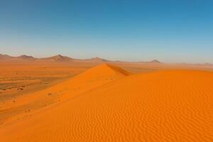 ai generado Desierto paisaje antecedentes foto