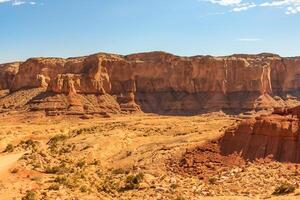 AI generated Desert Landscape Background photo