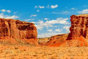 AI generated Desert Landscape Background photo