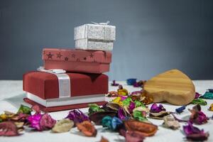 Gift Packages on the Table photo