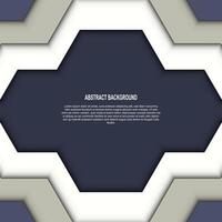 Modern Hexagon background. vector