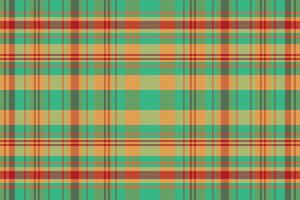 Tartan plaid pattern with texture and warm color. vector