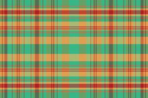 Tartan plaid pattern with texture and warm color. vector