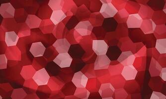 Vector template in hexagonal style.