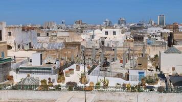 oud medina van Tunis, tunesië. UNESCO wereld erfgoed plaats. video