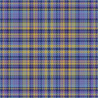 Tartan plaid pattern with texture and warm color. vector