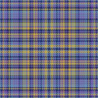 Tartan plaid pattern with texture and warm color. vector