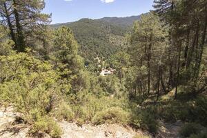 Landscapes and trails of the beautiful nature of the Sierra de Cazorla, Jaen, Spain. Nature vacation concept. photo