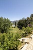 Views from the terrace of the Hotel Parador Nacional in the beautiful nature of the Sierra de Cazorla, Jaen, Spain. photo